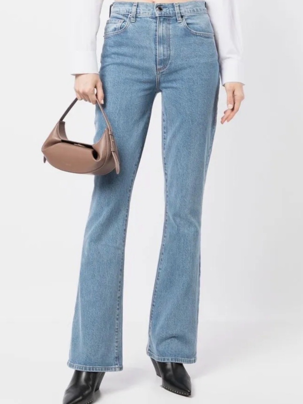 Le Jean Remy High-Rise Flare Jeans, EUC, Size 29